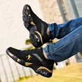 thumbnail image 4 of Men's Low-Top Sneakers All-Season Outdoor Shoes - Upper & MD Sole, Low-Top Lace-Up Breathable Running Sneakers Suitable for, Gym, - All-Terrain Casual Wear (Spring, Summer, Fall), 4 of 9