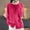 Hot Pink, variant on Vivianyn HD Women's Crew Neck Button Down Cardigan, Long Sleeve Casual Knit Sweater with Pockets,Black,Size S-XXL