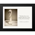 thumbnail image 2 of ArtsyQuotes 18x15 Black Modern Framed Museum Art Print Titled - Alberto Giacometti Quote: Reality, 2 of 5