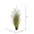 thumbnail image 3 of Vickerman 60" PVC Artificial Potted Green and Brown Grass and Plastic Grass., 3 of 4