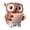 Brown, variant on Owl Planter, Owl-Shaped Plant Pot, Cute Resin Owls Statue Flowerpot, Funny Animal Decorative Planters for Indoor Outdoor Garden Office Home Decor and Holiday Gifts