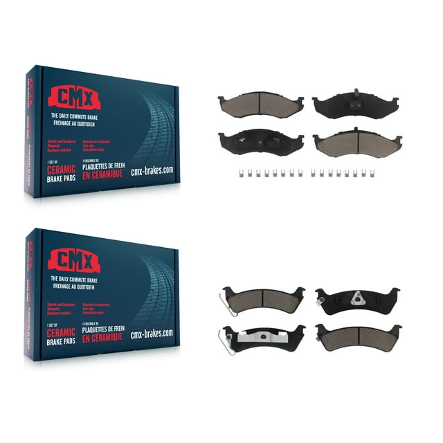 CMX Front Rear Ceramic Brake Pads Kit for Car Jeep Grand Cherokee KCX-100512