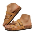 thumbnail image 1 of IUJSOY Pantoufle pour Femmes Sandales à Enfiler à Semelle en Liège Taille 8, 1 of 9
