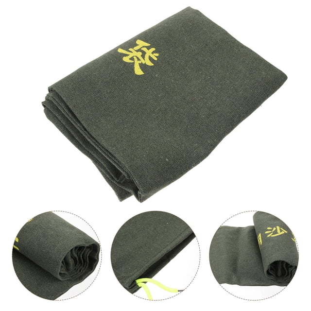 SEWACC Empty Sand Bags for Flooding Rectangular Canvas Olive Green Storage Bag for Basement 1Set
