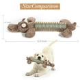 thumbnail image 2 of Pet Supplies Dog Toys for Small and Medium Dog Biting Toys Pet Plush Rubber Toys for Teething, Durable Dog Chew Toys, Brown, 2 of 5