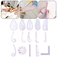 thumbnail image 3 of Multifunction Patchwork Ruler Plastic French Curve Sewing Ruler Measure Tailor Ruler Making Clothing Bend Ruler Tools, 3 of 4