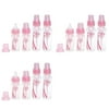 Dr. Browns Pink Bottles 4 Pack (2 - 8 oz bottles) and (2 - 4 oz bottles) (Pack of 3) + Facial Hair Remover Spring