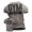 T-Shirt Warm Grey, variant on GYMISH Gym Junkie Workout T-Shirt for Men – Back Design Gym Shirt, Funny Workout Tee, Warm Grey, Small