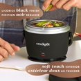 thumbnail image 4 of Crock-Pot Electric Lunch Box, Portable Food Warmer for On-the-Go, 20-Ounce (591 mL), Black Licorice, 4 of 5