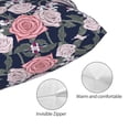 thumbnail image 3 of Fotbe Rose Flowers Funda de Almohada Decorativa Estilo Occidental, Lujo en Algodón, Fundas para Almohadas King, Cojín Estampado para Decoración del Hogar-16"x24", 3 of 6