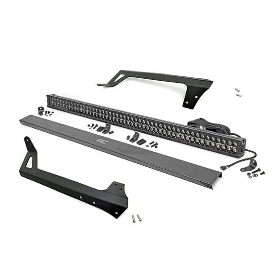 Rough Country 50" White DRL LED Windshield Kit 07-18 Wrangler JK - 70504BLDRL Fits select: 2015-2018 JEEP WRANGLER UNLIMITED, 2012-2014 JEEP WRANGLER