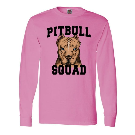 Inktastic Dog Pitbull Squad Long Sleeve T-Shirt