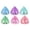 6Color, variant on Novelty Glitter Poop Stress Balls Sensory FidgetToys, Blue Squsihy Squeeze Sugar Ball - Stress Relief Squishy Ball, Joke Prank Squish PoopToy for Party Favors