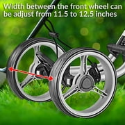 CaddyTek Explorer Version 8, Silver Golf Push & Pull Carts