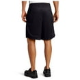 thumbnail image 2 of Champion Mens Long Mesh Shorts with Pockets, M, Black, 2 of 2