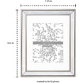 thumbnail image 3 of ERDS-4x6 Gold Mirror Bead Picture Frame, Classic Mirrored Frame with Beaded Border, Wall-Mountable, Made for Tabletop Display, Photo Gallery and Wall Art, (4x6, Gold), 3 of 4