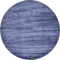 thumbnail image 1 of Unique Loom Del Mar Collection Tapis de Transition Rond Contemporain, 8 Pieds, Bleu Marine/bleu, 1 of 5