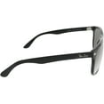 thumbnail image 2 of Ray-Ban Men's Gradient RB4147 RB4147-601/58-60 Black Square Sunglasses, 2 of 3