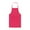 Hot Pink 1P9, variant on Staron Apron for Kitchen Work and Food Preparation, Waist Hanging Neck Apron with Multiple Colors, Polyester Protective Apron