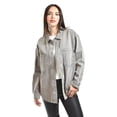 thumbnail image 1 of Chamarra oversized de mezclilla /Juvenil, 6829 (Gris) gris M, 1 of 5