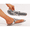 Silver, variant on Women’s Comfortable Walking Non-Slip Casual Summer Beach Sandals Leather Slippers