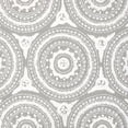 thumbnail image 2 of Pasargad Home Naples Embroidered Pillow, Grey/Ivory (All Ages, 1 Pack), 2 of 3