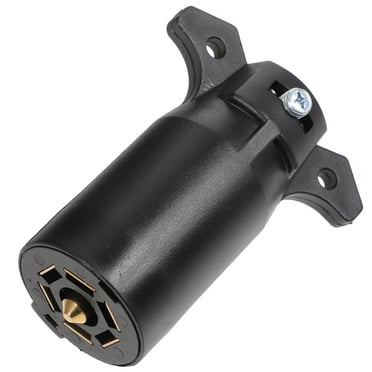 7 Way Round Blade Connector Wiring Harness Seven Hole Trailer Plug Bike for Adapter Cylinder