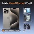 thumbnail image 3 of Magic John for iPhone 15 Pro Max Phone Case Compatible with MagSafe, Military Grade Drop Protection, Translucent Matte Back, 3 of 8