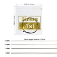 thumbnail image 2 of RENACLIPY 4Pcs Cello Strings Set Advanced Strings for Cello Players Clear Sound Silver 5.9X5.5X0.04In, 2 of 8