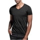 thumbnail image 1 of Blusas y camisas de manga corta con cuello en V para hombre, blusa informal de verano a la moda de color liso con bolsillos y manga corta con cuello en V para hombre, 1 of 7