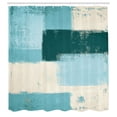 thumbnail image 3 of Ambesonne Abstract Shower Curtain, Grunge Design Art Abstract, 69"Wx70"L, Hunter Green, 3 of 3