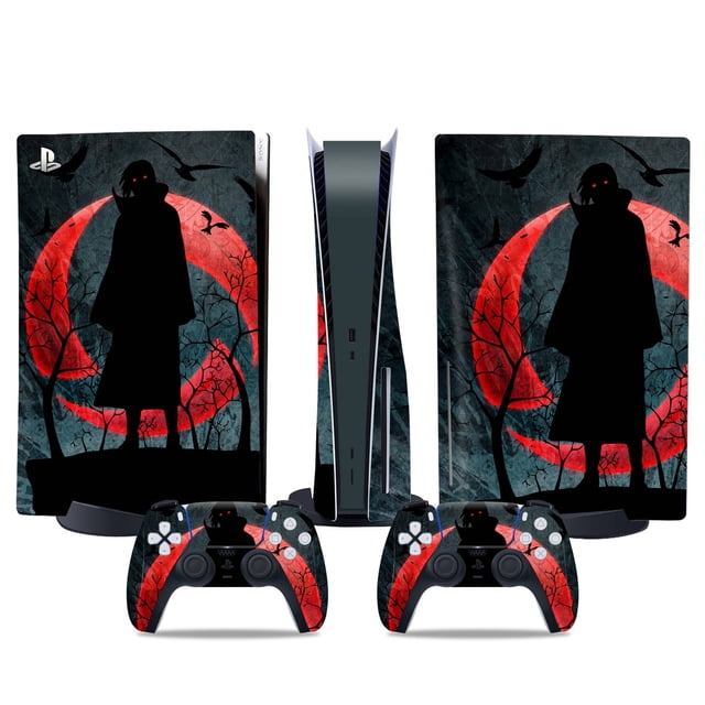Autocollant version Lecteur Optique PS5, cool Peau PS5, Poignée de Contrôleur, pour console et Manette PS5, NARUTO