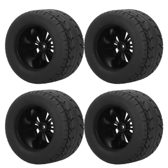 NestledNature RC Car Tires: 4pcs 115mm Wheel Rim Tires, RC Car Accessories For ZD Racing 1/10 RC Car Model