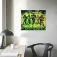 thumbnail image 3 of COMIO Jalen Hurts, Randall Cunningham Football Poster Canvas Posters Wall Art Decor Print Picture Paintings for Living Room Bedroom Decoration, 3 of 4