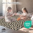 thumbnail image 4 of ODIKA 4'x6' Machine Washable Non-Slip Area Rug, Exotic Wildcat Inspired Seamless High Traffic Rug, Black, 288742, 4 of 5