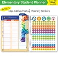 thumbnail image 4 of Global Datebooks Dated Elementary Student Planner for Academic Year 2024-2025 Includes Ruler/Bookmark and Planning Stickers (August 2024 through June 2025, Matrix Style - 8.5"x11" - Corkboard), 4 of 10