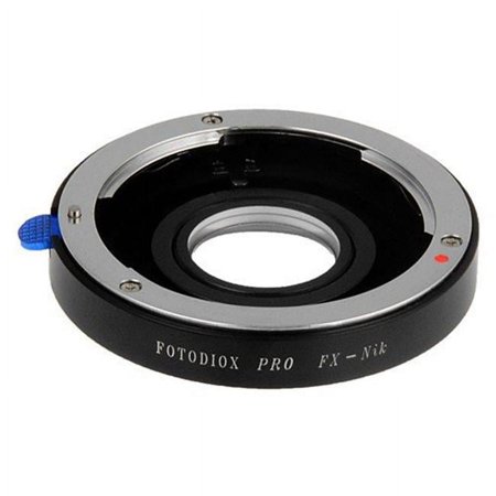 UPC: 0847372018550 | Lens Mount Adapter with 1.4x Multi-Coated Focus Correction Lens for Fujica X Lens to Nikon F Mount Camera