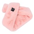 thumbnail image 4 of Bufanda calefactable con USB, ajustable, de felpa desmontable, color rosa, 4 of 14