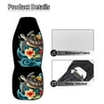 thumbnail image 6 of Uorisanigo Hawaiian Sea Turtle Car Seat Covers Waterproof Front Seat Covers Anti-Slip Back Fabric All-Season Protection Fashion Auto Interior Universal Vehicle Accessories, 6 of 7