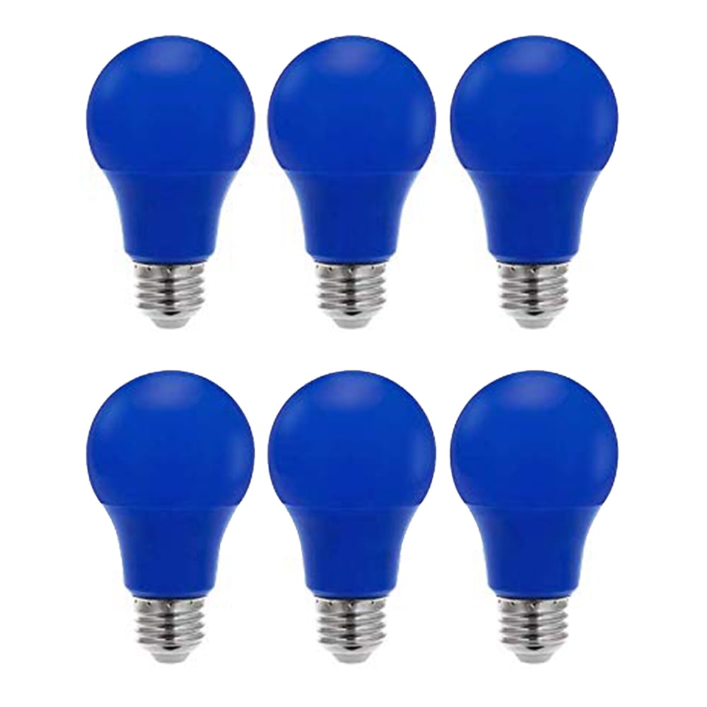 6Pcs LED Color Light Bulbs 40W Equivalent Light Bulbs with E27 Medium