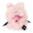 thumbnail image 1 of Capa de muñeca, vestido de muñeca para muñeca de 10 cm, para niñas pequeñas, disfraces, muñeca de peluche suave rosa, 1 of 9