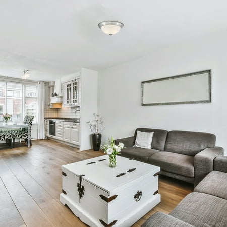 DESIGNERS FOUNTAIN Flush Mount Ceiling Light, 2-Pack, 13 Inch LED Frosted Glass Lighting Fixture for Kitchen, Bedroom, Bathroom, and Hallway, Brushed Nickel, D333M-13FM-BN2