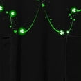thumbnail image 4 of Birdeem Mode Saint-Patrick Femmes Col en V Décontracté Manches Courtes Poches Imprimées Hauts Blouse, 4 of 4