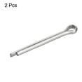 thumbnail image 3 of Uxcell Split Cotter Pin, 6x70mm Stainless Steel Clip Fastener Fitting Silver 2Pack, 3 of 5