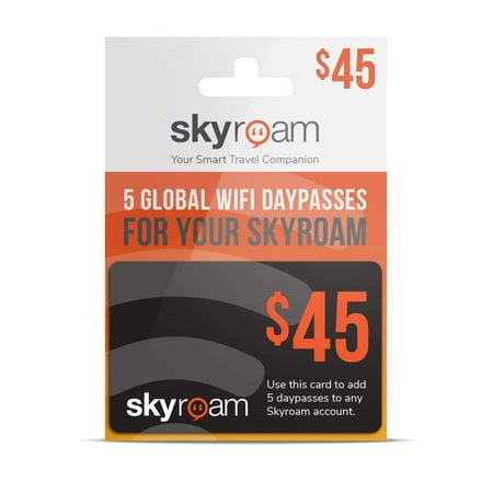 Skyroam Pre-Paid Card: 5 Global WiFi Daypasses