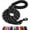 Black, variant on Rope Dog Leash with Comfortable Padded Handle, Highly Reflective Threads Leash and Anti-Tangle Clip for Walking Medium Large Dogs
