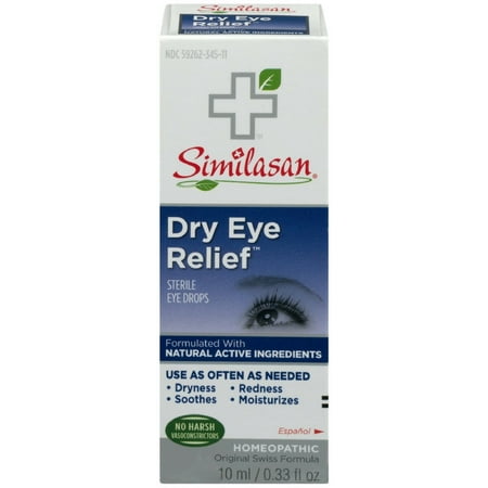 3 Pack - Similasan Dry Eye Relief Sterile Eye Drops 0.33 (Best Eye Supplements For Dry Eyes)