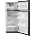 thumbnail image 3 of GE APPLIANCES GIE18GTNRBB top freezer freestanding refrigerator, 3 of 5