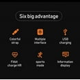 thumbnail image 5 of Fitness Bracelet Ip67 Waterproof Sports Fitness Tracker Blood Pressure Heart Pedometer Smart Band Watch For Android Ios, 5 of 5