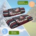 thumbnail image 6 of Yuyamidu American Flag 250 Years Golf Cart Seat Cover Covers Eagle Golf Cart Seats Cushion for Club Car and 2 Passenger Seats, Keeps Seats Cool and Clean, 6 of 8
